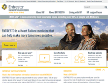 Tablet Screenshot of entresto.com